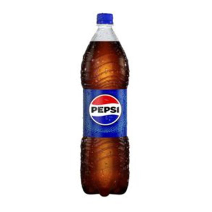 Pepsi 1.5 L en QueDely: Perfecta para compartir. Con suficiente sabor y frescura para todos, esta presentación es ideal para grupos o para quienes quieren más.